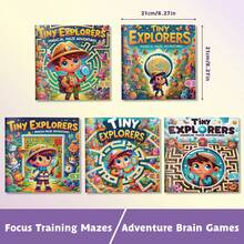 Maze Adventure Journey, Exercise Children's Brains: An Interesting And Challenging Children's Chapter Book - Maze - View 9