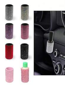 1pc Universal Silicone Car Lip Balm Holder - Portable Lipstick Storage Rack - Multiple Colors Available, Suitable For Cosmetics, Car Lipstick Organizer, Accessory Storage, Women's Gifts, Travel, Holidays, Daily Use, Weddings, Birthdays, Parties, Holiday Gifts, Rhinestone Decor, Jewelry Art, Gemstones, Diamonds, Home Decor, Mother's Day, Valentine's Day, Music Festivals, Easter And More Occasions. - Multicolor - View 1