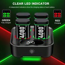 HELLCOOL For  Series S X  One S X Controller Battery 4080 MWh Rechargeable Battery&Charging Station For  One Gamepad - View 4