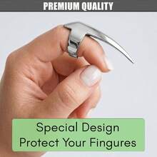 Anillo separador y seccionador de cabello Hair u2013 Herramienta de acero inoxidable para trenzar rastas, pelucas, extensiones de cabello u2013 Instalacin rpida - inicial - Ver 5