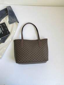 2026 New Style, Fashionable, Versatile, Niche Design, Classic And Simple Shoulder Commuter Bag, Hand-Held, Shoulder Bag - Coffee - View 11