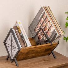 Vinyl LP Music Record Storage Rack Box Cube Cabinet Case Unit Display 80 Lps - View 7
