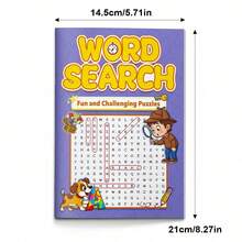 Word Search Puzzle Activity Book, Improve Focus And Language Skills By Finding And Circling Words, Perfect For Home, Work Breaks Or Travel - Word Search Workbook - View 2