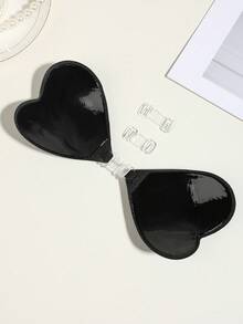 3 Warna Bantalan Bra Renang Berbentuk Hati, Nude Hitam Pink, Penutup Penuh, Anti-Terlihat, Dapat Dicuci, Perekat, untuk Bikini dan Olahraga Air - MultiWarna - View 11