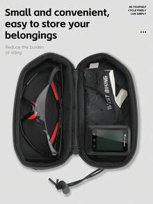 WEST BIKING 自行車上管包 硬殼 PU 防水眼鏡單車裝備收納包 魔鬼氈易安裝 - 彩色 - 查看 9