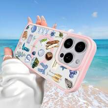 Funda para móvil con diseño de gafas de sol de panda, compatible con iPhone de Apple y fundas . Fabricada en TPU, protege eficazmente tu teléfono de golpes y caídas. - Rosa - Ver 2