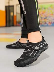 2026 New Multi-Function Children's Shoes Suitable For Indoor And Outdoor Casual Wear Beach Water Shoes For Boys And Girls Rubber Sole Breathable Quick-Drying Upper - Black - View 8