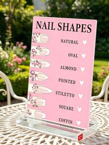 Lista de uñas acrílicas, guía de formas de uñas, lista de uñas de salón, logotipo de salón de uñas y decoración de salón, adecuado para salones de uñas profesionales. - Multicolor - Ver 11