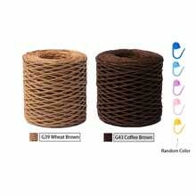 1/2 Roll High-Quality Raffia Yarn Straw Paper - Natural Fiber Macrame For Crochet Crafts, Jewelry Making, Hand Knitting, Summer Hats, Baskets, Gift Wrapping & More - Twisted String In Assorted Colors, Yarn Crochet - Multicolor - View 8