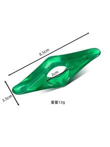5入/1入 透明混色樹脂書籤頁夾，拇指壓設計，純色圖案，便攜式翻頁閱讀輔助器，極簡創意風格，適合四季，書迷、學生、日常閱讀、學習、辦公文具禮物首選 - 多款 - 查看 8