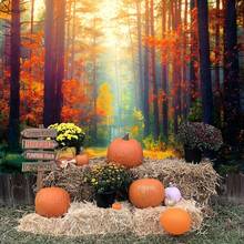 1pc Autumn Landscape Fallen Leaves Background 5x3ft Fallen Leaves Mountain Road Photography Backdrop Tree And Yellow Autumn Leaves View Studio Prop - 5 - View 3