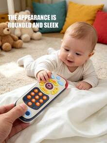 Children's Multi-Function Cartoon Remote Control Toy, Plays Sound, Light And Music, Baby Early Education Nursery Rhyme Enlightenment Toy - Multicolor - View 5