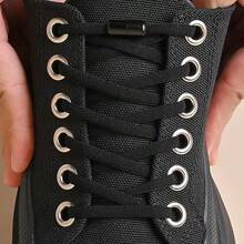 Elastic No-Tie Shoelaces, Half-Round Shape, Universal For Kids And Adults Sports Shoes, Slouchy Shoelaces, Quick On And Off Shoe Laces - View 4