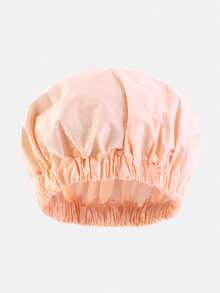 1pc Women's Waterproof Shower Cap, Solid Color Polyester (Polyester) Waterproof Hat Suitable For Daily Use - Multicolor - View 15