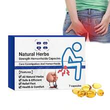 Natural Hemorrhoid Capsules,Hemorrhoid Treatment Rapid,Natural Herbal Strength HemorrhoidCapsules,He-Morrhoid Relief Capsules,HemorrhoidTreatment Rapid,External Hemorrhoids Treatment - 1 - 查看 1