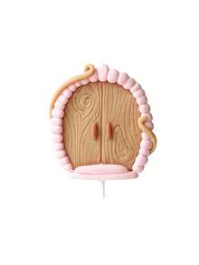 1 Set Decoración de Pastel de Cumpleaños para Bebé Conejo Hongo Margarita Forma Arcilla Suave Material 3D Adorno de Pastel Estilo Mori Fresco Decoración de Mesa de Postres para Fiesta de Cumpleaños de Bebé - Multicolor - Ver 9