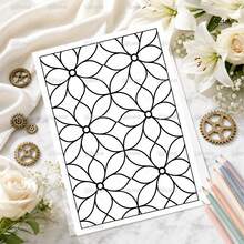 "Satisfying Patterns" A4 Coloring Book, 24 Unique Geometric & Optical Illusion Designs, Includes Random Bonus Stickers, Calming, Mindful Stress-Relief Coloring Activity For Adults & Teens - Coloring Book - View 2