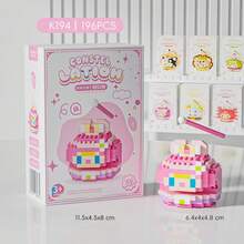 12 Zodiac Micro Particle Building Blocks Ornament 6 Styles Aries Taurus Gemini Cancer Leo Virgo Q Cute Mini Assembly Toy ABS Educational Stress Relief Desktop Collection Decor Parent-Child Interaction Focus Handmade Student Back To School Christmas Birthday Holiday Gift - Multicolor - View 15