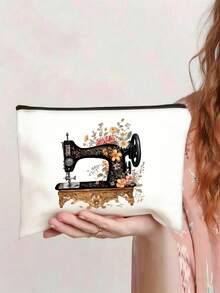 Bolsa de almacenamiento de patrones para máquina de coser, bolsa multifuncional con cremallera para herramientas de costura & brochas de maquillaje, organizador portátil, accesorio imprescindible para la vuelta al colegio - Multicolor - Ver 9