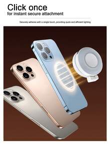 LED Foldable Magnetic Fill Light, Adjustable Multi-Angle Lighting, Suitable For Selfie, Video, Photography, Lighting, Fill Light, Magnetic Fill Light, 3-Level Dimmable, Lighting Fill Light - Fill Light - View 2