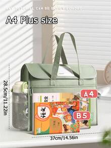Document Organizer Bag - School Supplies Flip-Top, Multi-Layer Thickened A4 Storage Capacity, An Essential Item For Returning To School. - Multicolor - View 4