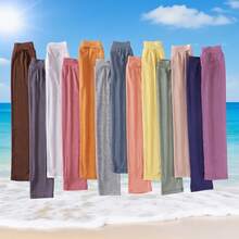 1pc/2pcs 16.54 Inch Long Women's New Solid Color Modal Cotton Basic Anti-Exposure Arm Sleeves, Ice Sleeves, Sun Protection Arm Sleeves - Modal Sleeves - View 3
