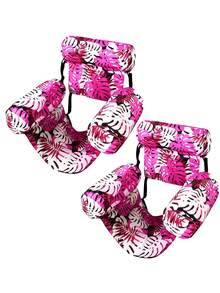 1/2/3pcs Adult Inflatable Pool Lounge Chair, Adult Water Hammock Float, Blue Floral Pattern Inflatable Pool Sofa, Portable Leisure Water Float Mat, Multi-Functional Relaxing Pool Floating Chair, Durable Waterproof Inflatable Floating Lounge Chair, Summer Water Entertainment Accessory, Suitable For Swimming Pool, Beach, Lake, Backyard, Pool Party, Outdoor Vacation, Daily Summer Water Relaxation, For Adult Use - Multiple Styles - View 19