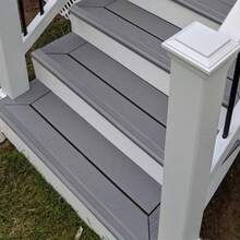 1 Buah Pelindung Tepi Tangga, Strip PVC DIY untuk Tangga Anti Selip, Ideal untuk Sudut Tangga Dalam Ruangan, dll., Anti Selip - A - View 10