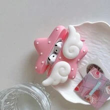 Casing Pelindung Earphone Bluetooth Silikon Lembut Motif Sayap Bintang Merah Muda, Kompatibel dengan Apple 4 Pro3, Casing Pelindung Earphone Bluetooth Apple Motif Bintang Merah Muda yang Modis dan Lucu - Sayap bintang bintik-bintik merah muda - View 7