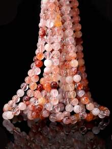 1 String Natural Multicolor Agate Beads Stone Round Accessories Beads For Girls Jewelry Making Diy Lovers Bracelet 6 8 10mm - Multicolor - View 4
