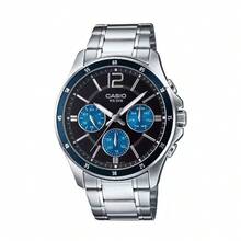 Casio 卡西欧 MTP-VD01D 商务男士手表，蓝色表盘，不锈钢表带，50米防水石英腕表，适合送给父亲或男友的礼物 - 均碼 - 查看 14