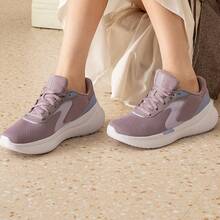 Skechers 全新百搭女士運動休閒跑步鞋 - 粉紅紫色 - 查看 3