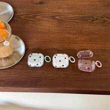 Cute Minimalist Star Pattern Bluetooth Earphone Protective Case, Cute Minimalist Four-Color Star Carabiner, Suitable For Pro 3/Pro 2/Pro 4/3/2, Fashionable Women's Earphone Protective Case, Minimalist Earphone Protective Case, Apple Earphone Protective Case, Apple Earphone Case, Spring Gift - Multicolor - View 4