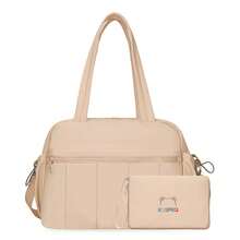Large Capacity Simple Slanted Mother Bag, Equipped With A Small Handbag, Lightweight Mother Bag Set, Suitable For Outdoor Use - Multicolor - View 12