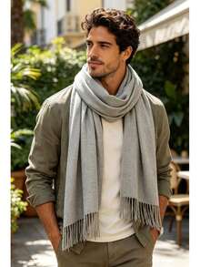Women's Scarves Casual Perfect Gift For Friends For Daily Use - Grey - View 2