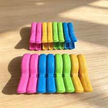 8pcs Large Beach Clips And Colorful Clips, Used To Keep Towels Clean And Dry, Suitable For Swimming Pools, Boats, Cruises, Outdoor Patios And Yards Towel Fixing, Ideal Accessory For Beach Towel Cleaning And Drying - Multicolor - View 10