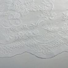 1入組花卉蕾絲門現代滌綸門簾 - 白色 - 查看 10