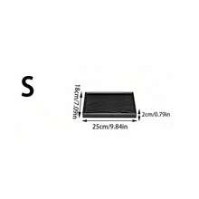 1pc Nordic Wooden Serving Tray, INS Style Organizer. Bread, Fruit, Snack, Salad & Decorative Tray For Home, Living Room, Kitchen, Dining Room. Holds Fruits, Snacks, Bread, Salad, Tableware And Daily Goods For Decoration And Food Serving - Black - View 10