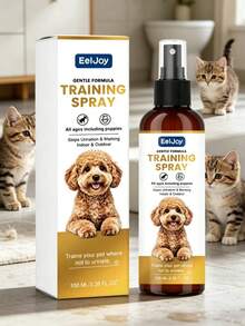 Spray para entrenamiento de cachorros, fórmula suave para guiar y ubicar el entrenamiento de hábitos higiénicos para mascotas - 100ml - Ver 1