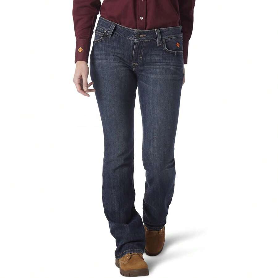 Wrangler Riggs Workwear Women's FR Retro Mae Boot Cut Jean Variant 3 - Bakersville - View 1