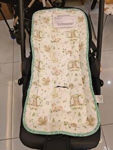 miracle baby Baby Stroller Seat Cushion, Children's Mat, All-Season Style, Stroller Accessories, High-View Stroller Baby Sleeping Pad - Bear, Rabbit, and Fox Gathering - View 8