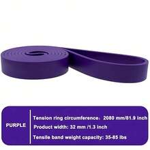 1pc 5-120lbs Resistance Band, Home Fitness Stretching Assistance Pull-Up Band, Boxing Agility Training Equipment, Yoga Pilates Accessory - B - View 11
