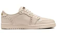 Air Jordan 1 Low Method Of Make 'Legend Light Brown' Cream Metallic-Gold Sneakers Women FN5032-200 - Multicolor - View 2
