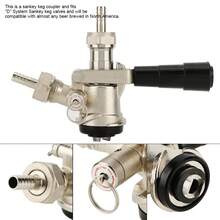 Beer Keg Coupler, Type D System With Pressure Relief Valve For Domestic Use In The USA. - View 3