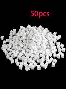 50/100/200/400pcs Square Mini Nail Art Sponges, Suitable For Gradient Nail Art Design, Square Nail Art Sponge Brush, Professional Salon And Home Use - Multicolor - View 8