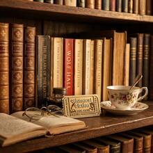 Book Club Decorative Ticket Tokens - 8 Unique Aesthetic Scroll Style Decor, Suitable For Bookshelves, Desks And Reading Corners, Durable Plastic Collectible Tokens, Perfect Gift For Book Lovers And Readers - A - View 6
