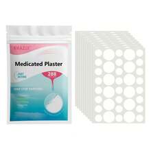 288 pièces Patchs anti-acné, formule douce confortable et respectueuse de la peau, soins naturels anti-acné, patchs hydrocolloïdes imperméables - Patchs anti-acné - Voir 9
