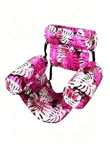 1/2/3pcs Adult Inflatable Pool Lounge Chair, Adult Water Hammock Float, Blue Floral Pattern Inflatable Pool Sofa, Portable Leisure Water Float Mat, Multi-Functional Relaxing Pool Floating Chair, Durable Waterproof Inflatable Floating Lounge Chair, Summer Water Entertainment Accessory, Suitable For Swimming Pool, Beach, Lake, Backyard, Pool Party, Outdoor Vacation, Daily Summer Water Relaxation, For Adult Use - Multiple Styles - View 18