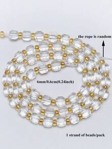 1 Strand 6/8/10mm Natural Faceted White Quartz Beads Fashion Square Cube Beads For Jewelry Making Diy Bracelet Earring Beading Accessories - Multicolor - View 14