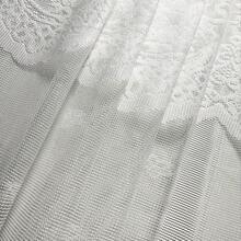 1入組花卉蕾絲門現代滌綸門簾 - 白色 - 查看 9